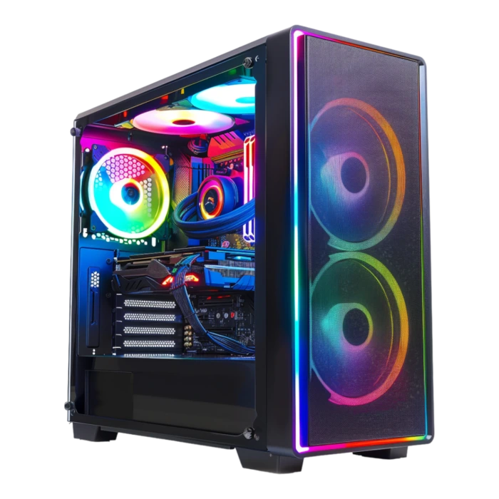 Tour PC gamer RGB illuminée